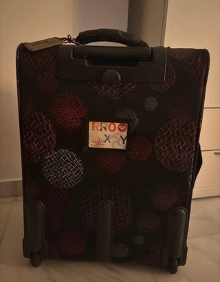 Maleta ruedas Roxy con diseño de círculos