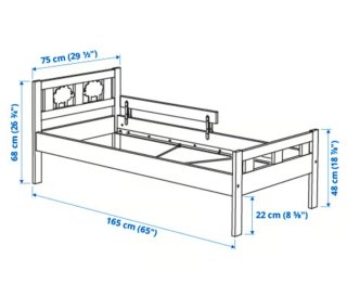 Cama infantil + Somier + Colchón