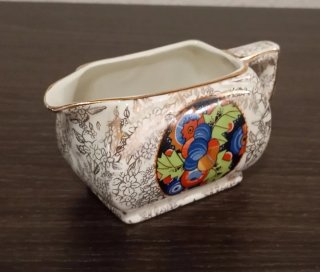 Jarra porcelana antigua 1930 floral,empire ivory w