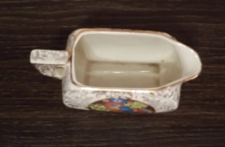 Jarra porcelana antigua 1930 floral,empire ivory w