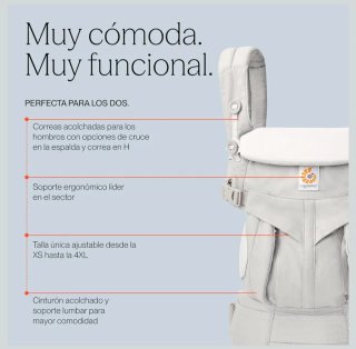 Mochila Ergobaby Omni 360 Gris