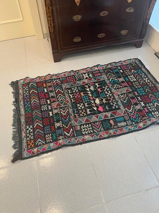 Tappeto Kilim Lana Multicolore