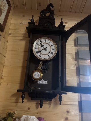 Reloj de Pared Antiguo Negro