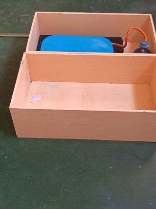 Cajón con Cocina Portátil Azul