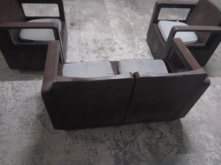 Conjunto Muebles Exterior Ratán Marrón