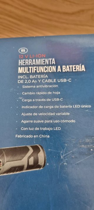 Multiherramienta Ferrex 12V Inalámbrica