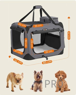 Transportín para gatos y perros - Feandrea