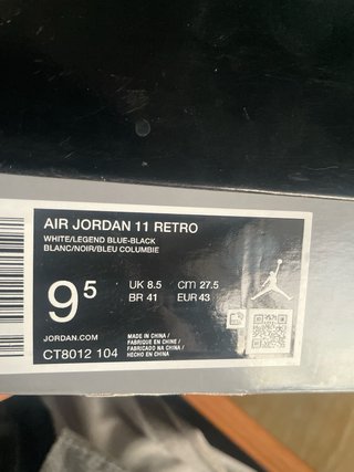 Jordan 11 Bianche Azzurre
