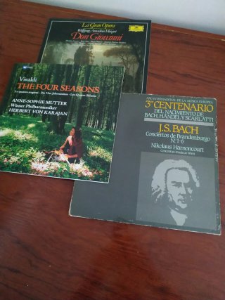 Lotes Vinilos Música Clásica: Vivaldi, Mozart, Bac