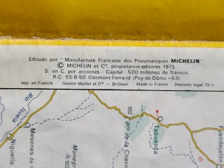 4 Mapas Antiguos Carreteras España años 60 a 90