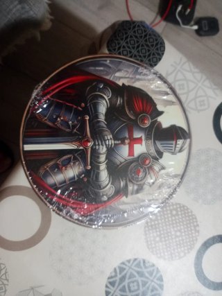 Placas metálicas redondas Templarios