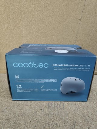 Casco Urbano y Montaña para Bicicletas S-M gris Cecotec