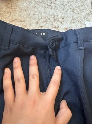 Pantaloni da abito blu navy
