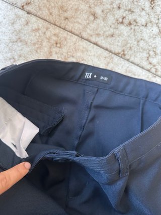 Pantaloni da abito blu navy