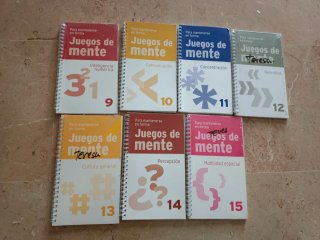 15 libros Juegos de mente