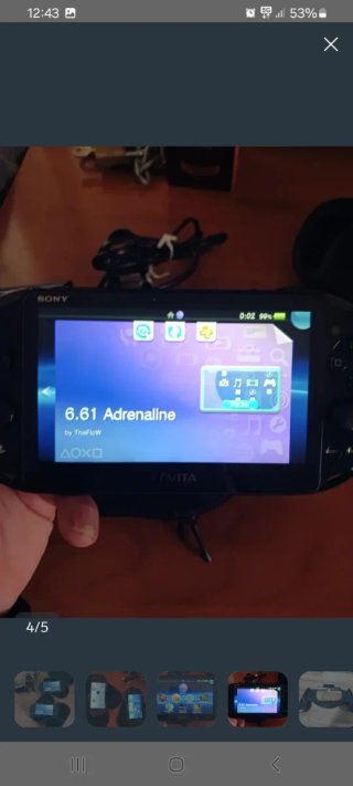 2 Consolas Sony PS Vita Negras + Accesorios