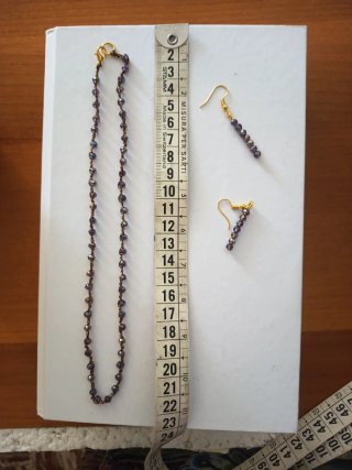 Parure collana e orecchini