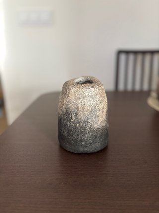 Jarrón acabado piedra rústico