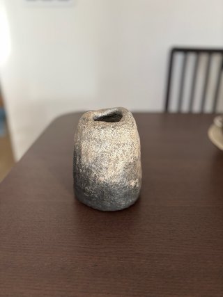 Jarrón acabado piedra rústico