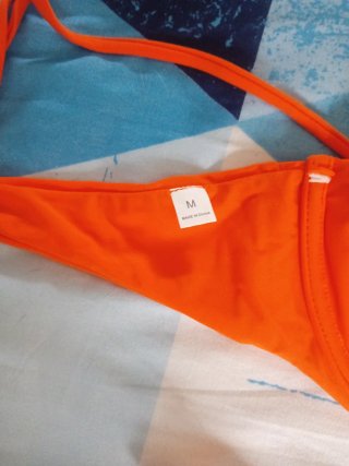 Bikini naranja mujer
