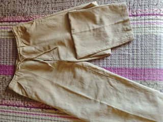 Conjunto Lino Camisa y Pantalón Beige