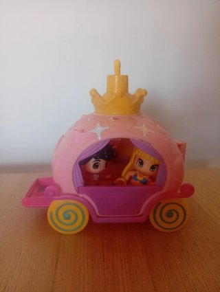 Carroza Piny Pon Rosa con Corona