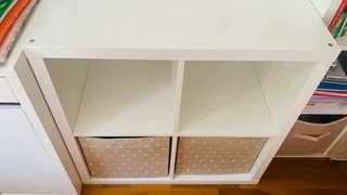 Estantería Kallax blanca 4 cubos