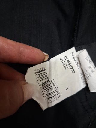Camisa negra  Quiksilver Talla L