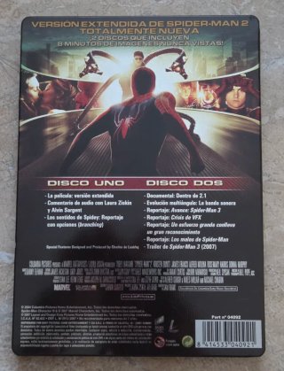 Spider-Man 2.1 Edición Extendida DVD