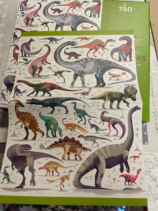 Puzzle Crocodile Creek 750 Piezas Dinosaurios