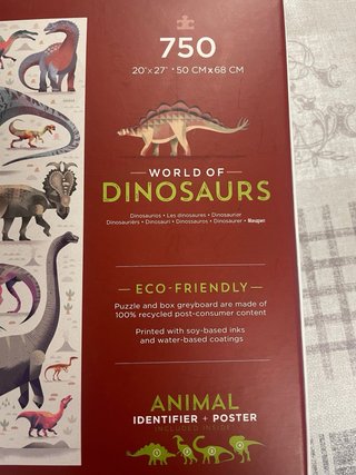 Puzzle Crocodile Creek 750 Piezas Dinosaurios