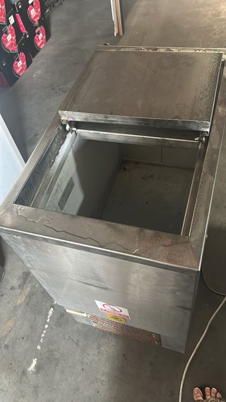 Congelador acero inoxidable
