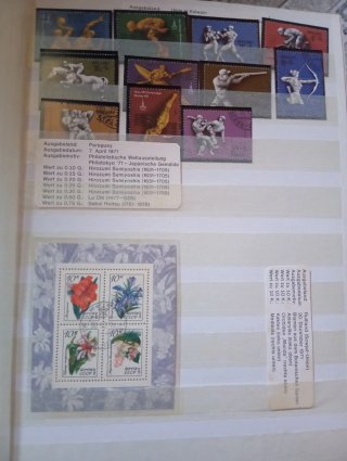 Álbum de sellos variados