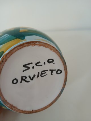 Brocca Ceramica SCO Orvieto Ristorante Sabatini