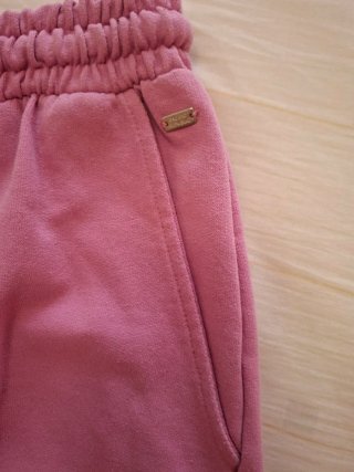 Pantalón corto chándal Pull&Bear rosa Talla S