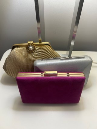 Pack 3 bolsos de mano. Bolso multicolor VENDIDO