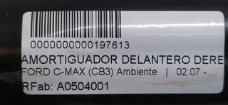 FORD C-MAX (CB3) Ambiente AMORTIGUADOR DELANTERO DERECHO