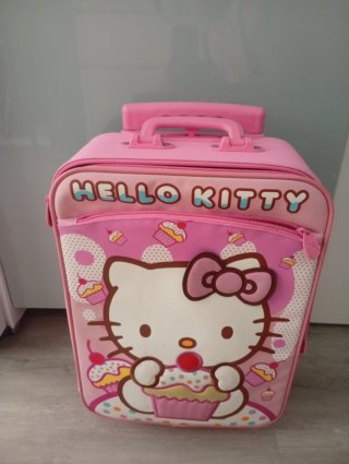 Maleta infantil Hello Kitty rosa