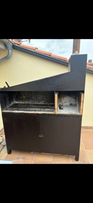 Parrilla Barbacoa Metal Negra