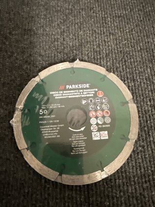 Set 4 Discos Diamante Parkside 125mm