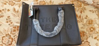Bolso de Hombro Negro Estilo Tote Bag