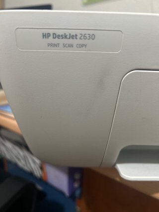 Impresora HP Todo en Uno Azul y Blanca