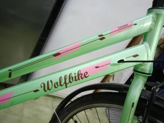 Bicicleta de paseo Wolfbike verde