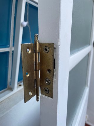 Puerta madera vintage restaurada