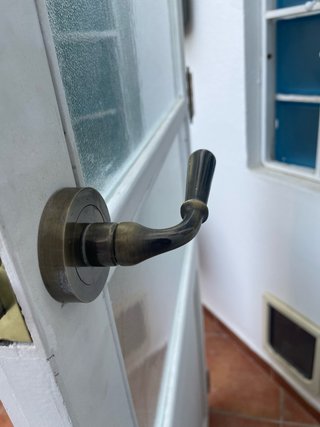 Puerta madera vintage restaurada