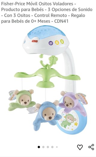 Móvil Cuna Fisher-Price Ositos Voladores