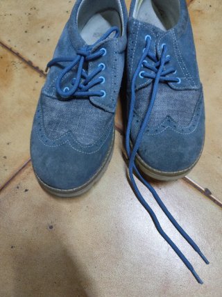 Scarpe Primigi blu scamosciate numero 37
