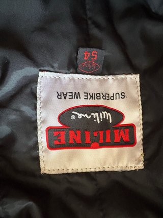 Chaqueta Moto Cuero MILINE PEGASO Roja Negra
