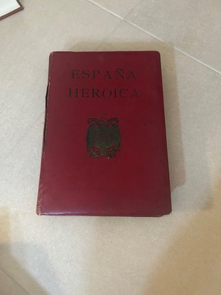 Libro antiguo españa heroica
