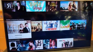 Televisión Samsung 55" Smart TV con defecto